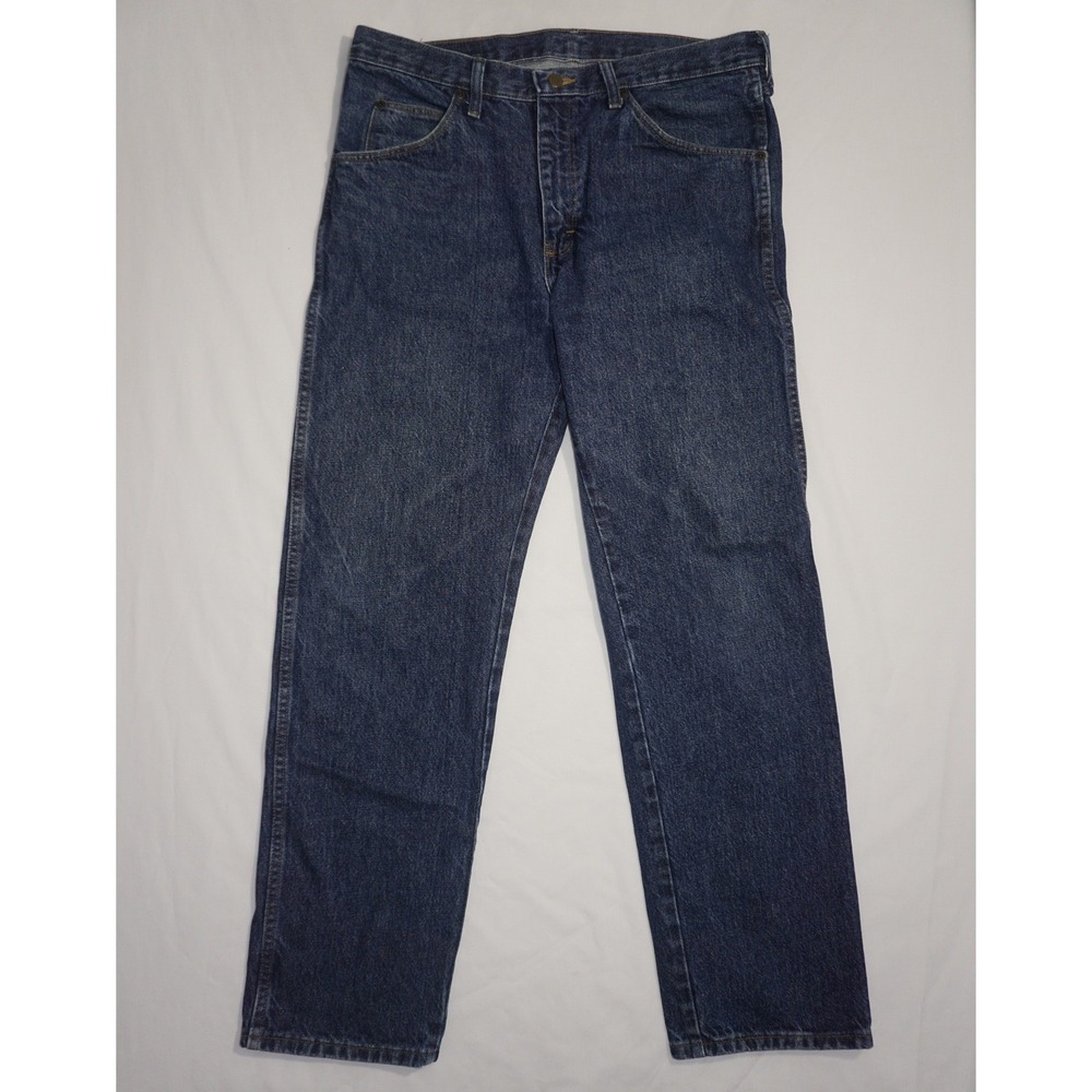 Wrangler 33x30 Blue Denim Jeans Authentic Premium Quality 96501MR